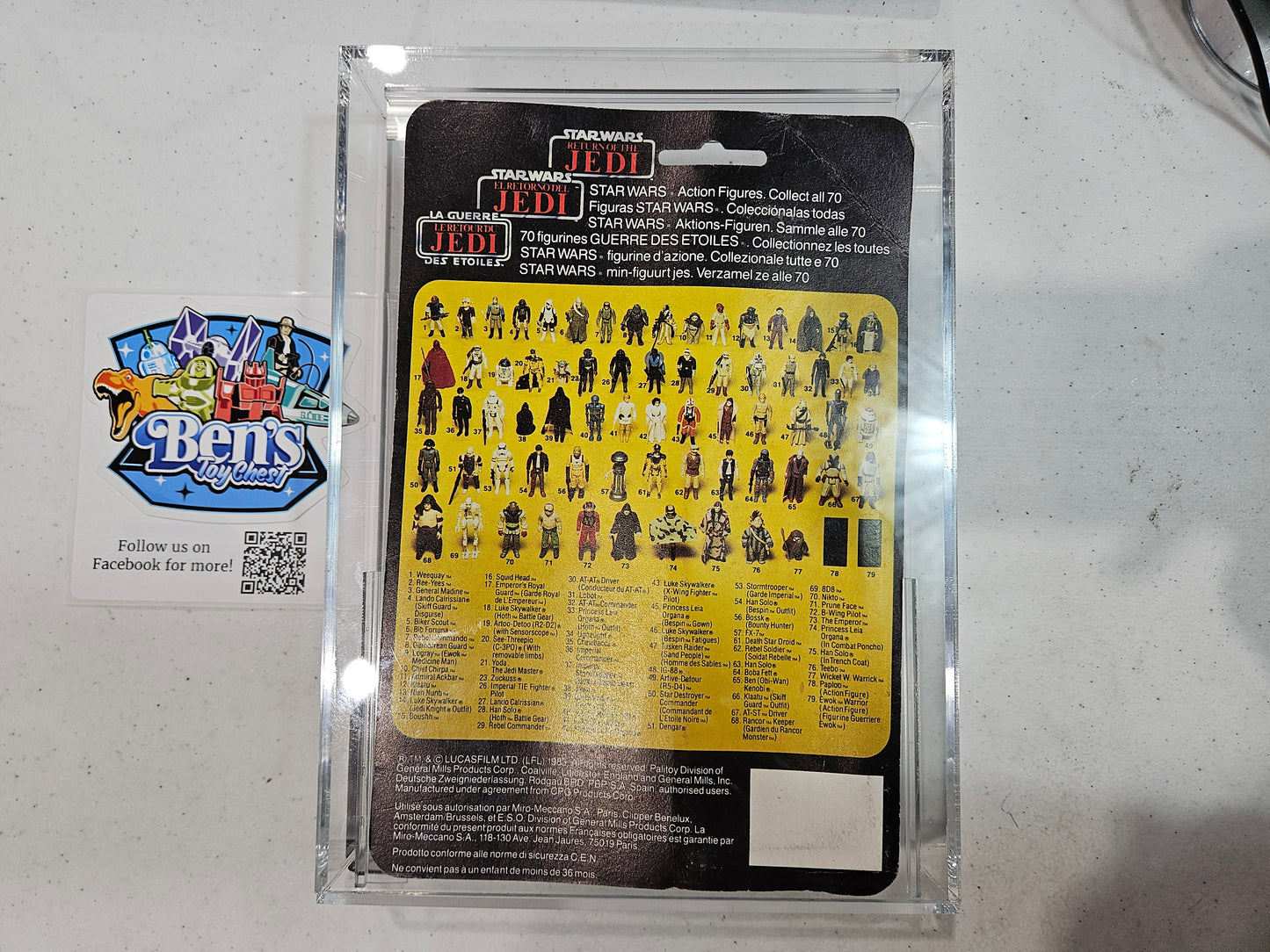 1984 Palitoy Star Wars Tri-Logo - Han Solo AFA 75+