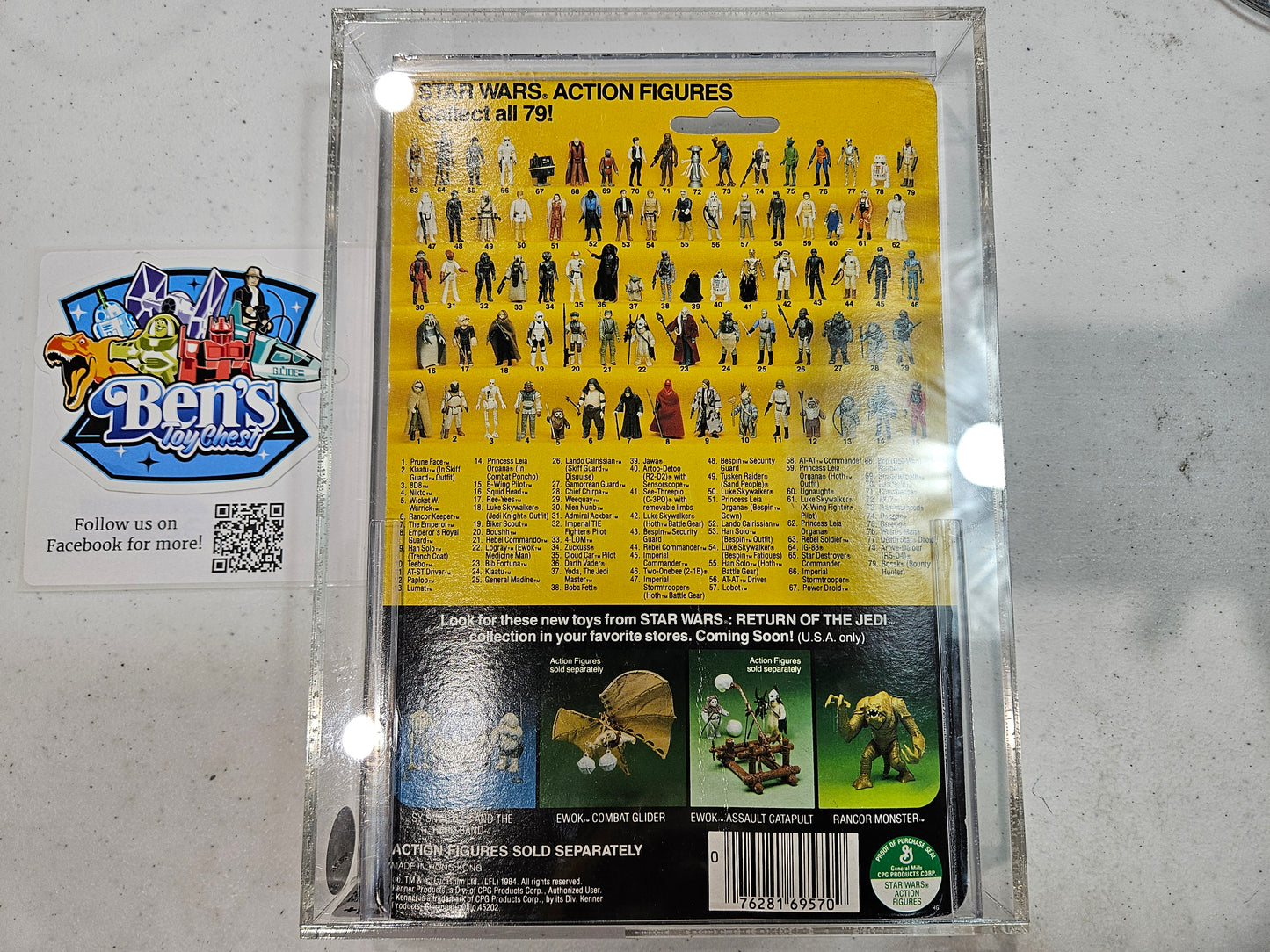 1984 Kenner Star Wars ROTJ - B-Wing Pilot CAS 85+
