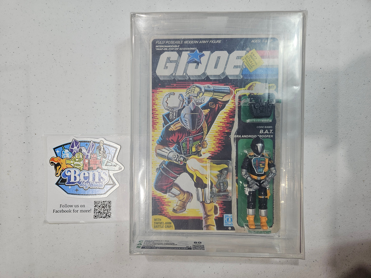 1986 Hasbro G.I. Joe - B.A.T. CAS 80 Loose