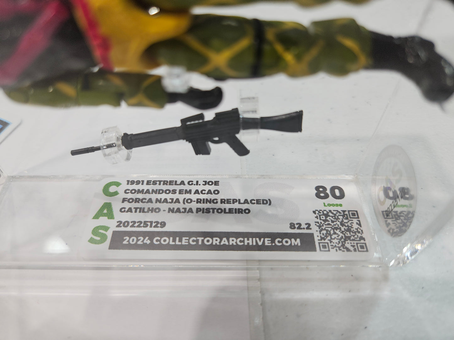 1991 Estrela G.I. Joe - Gatilho CAS 80 *Loose