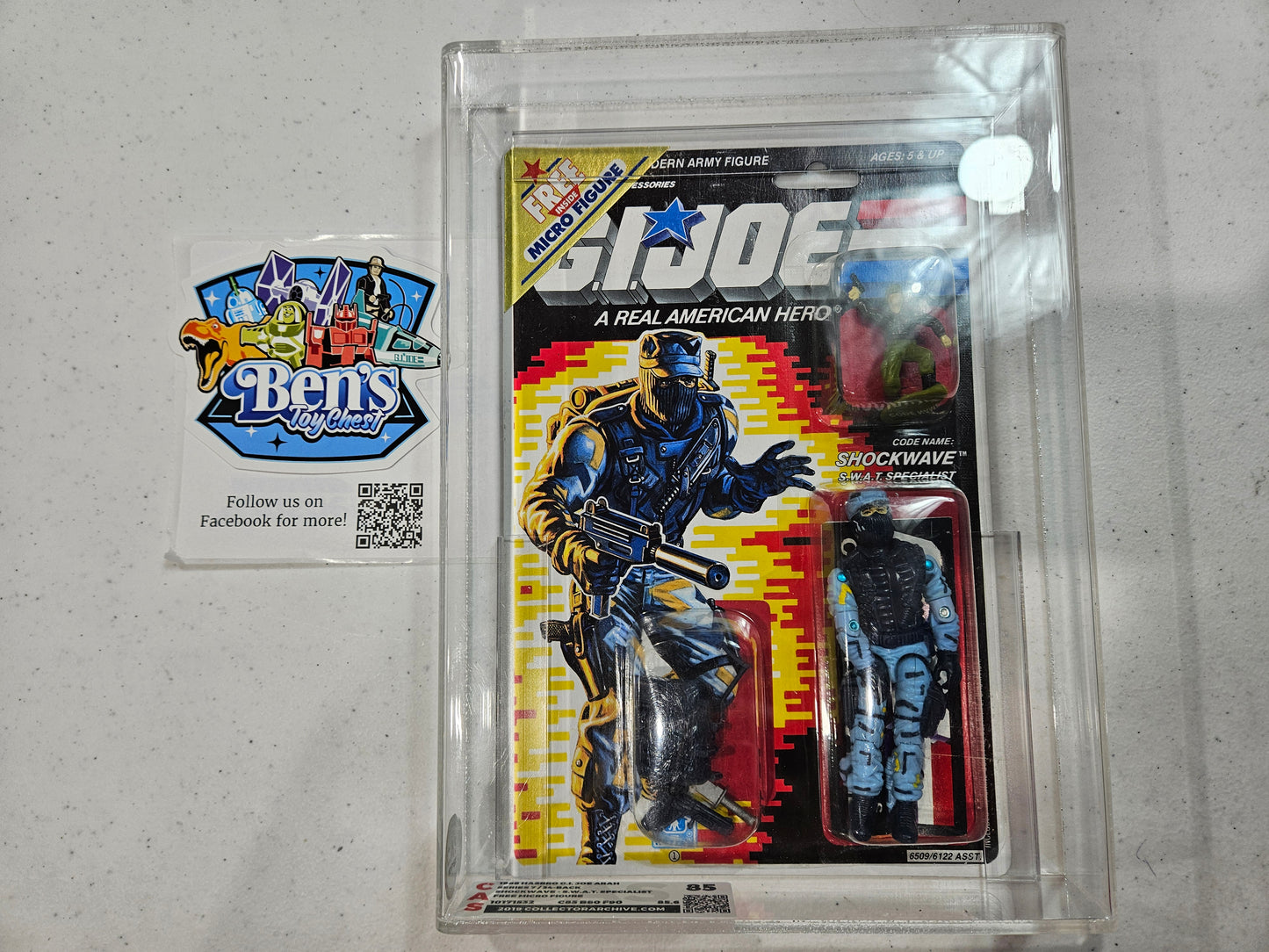 1988 Hasbro G.I. Joe - Shockwave CAS 85