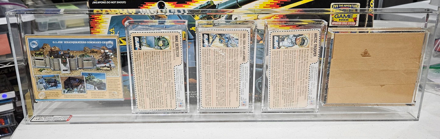 1983 Hasbro GI Joe 3pk Dept Store AFA U85+