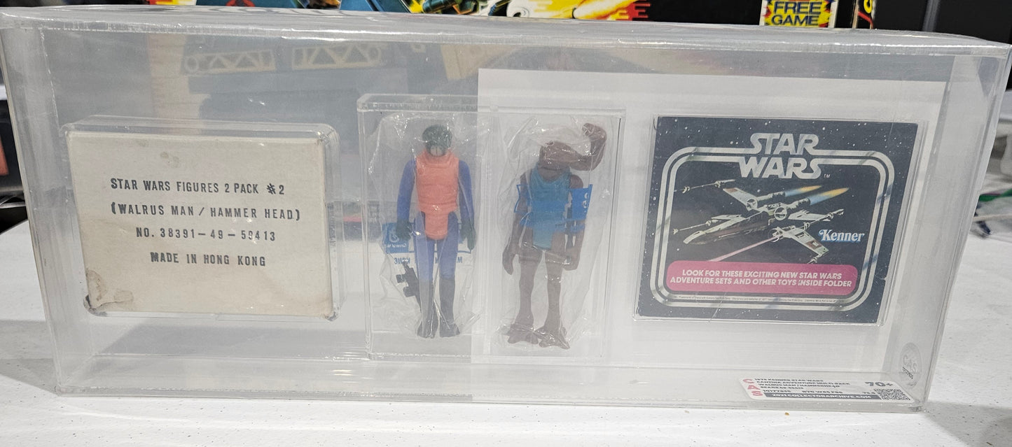 1978 Kenner Star Wars 2Pk Mail Away CAS 70+