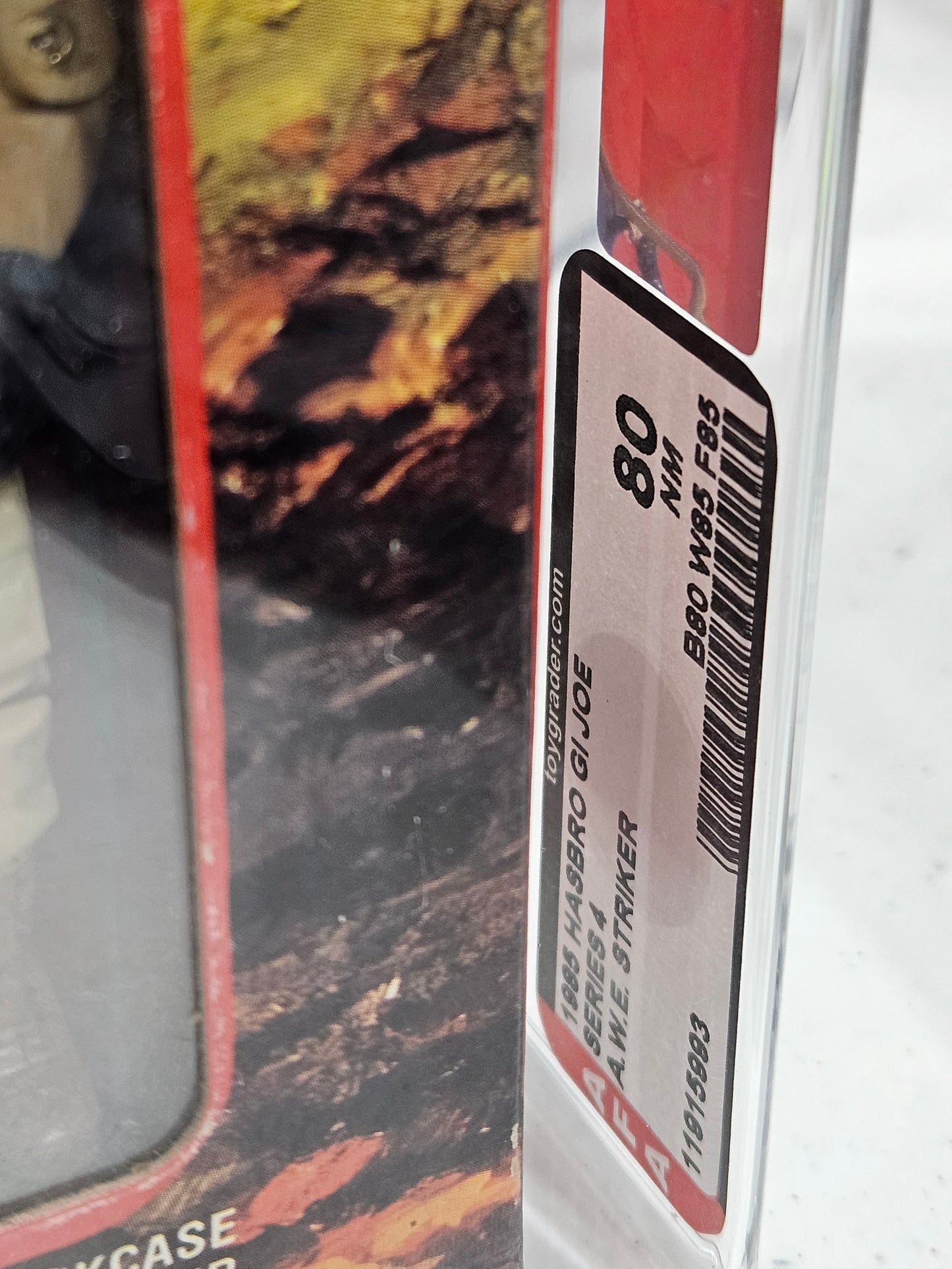 1985 Hasbro GI Joe A.W.E. Striker AFA 80 NM