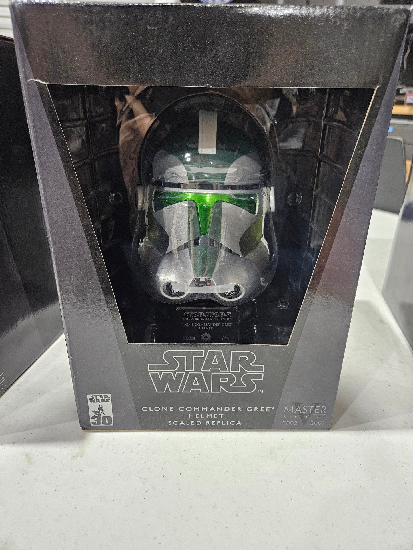 Master Replica Scaled Helmet Clone Commander Gree