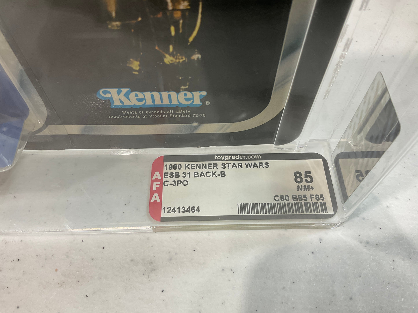 1980 Kenner Star Wars TESB See-Threepio (C-3PO) AFA 85 NM+
