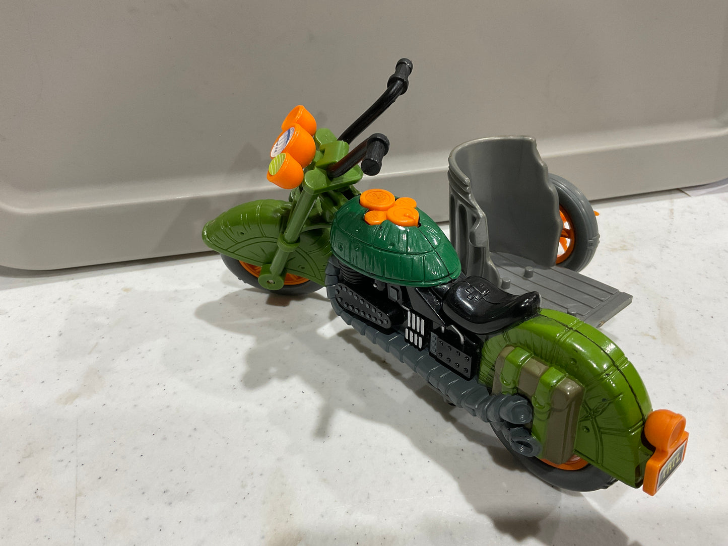 1989 Playmates TMNT Turtlecycle LOOSE INCOMPLETE