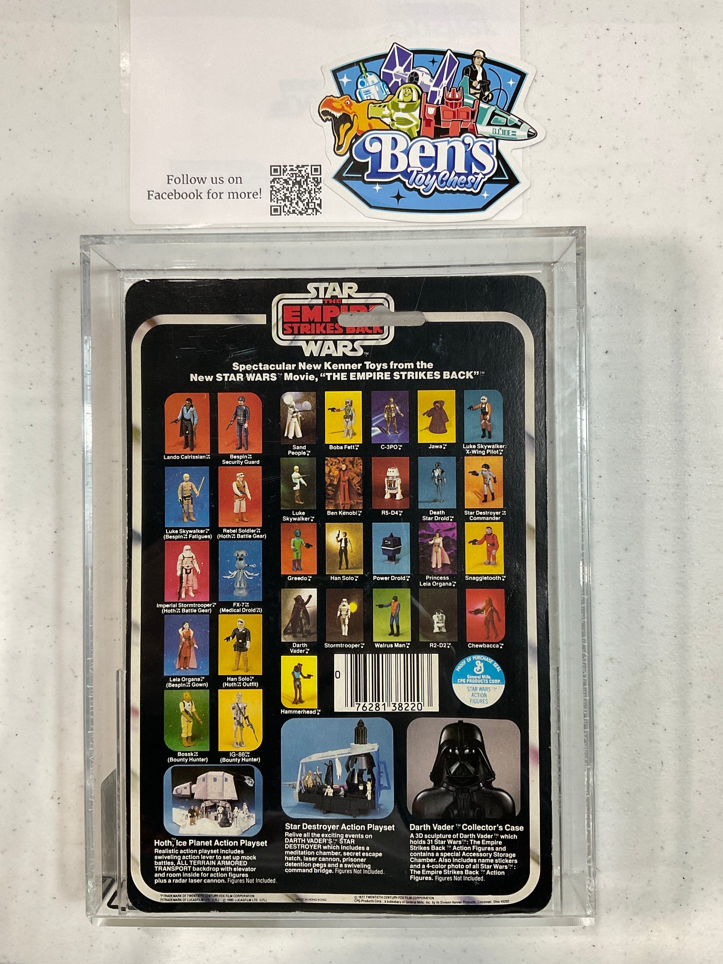 1980 Kenner Star Wars TESB See-Threepio (C-3PO) AFA 85 NM+