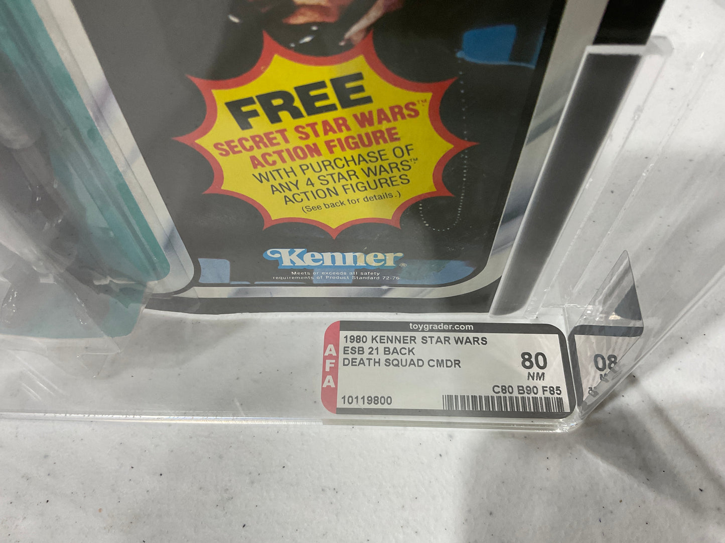 1980 Kenner Star Wars TESB Death Squad Commander AFA 80