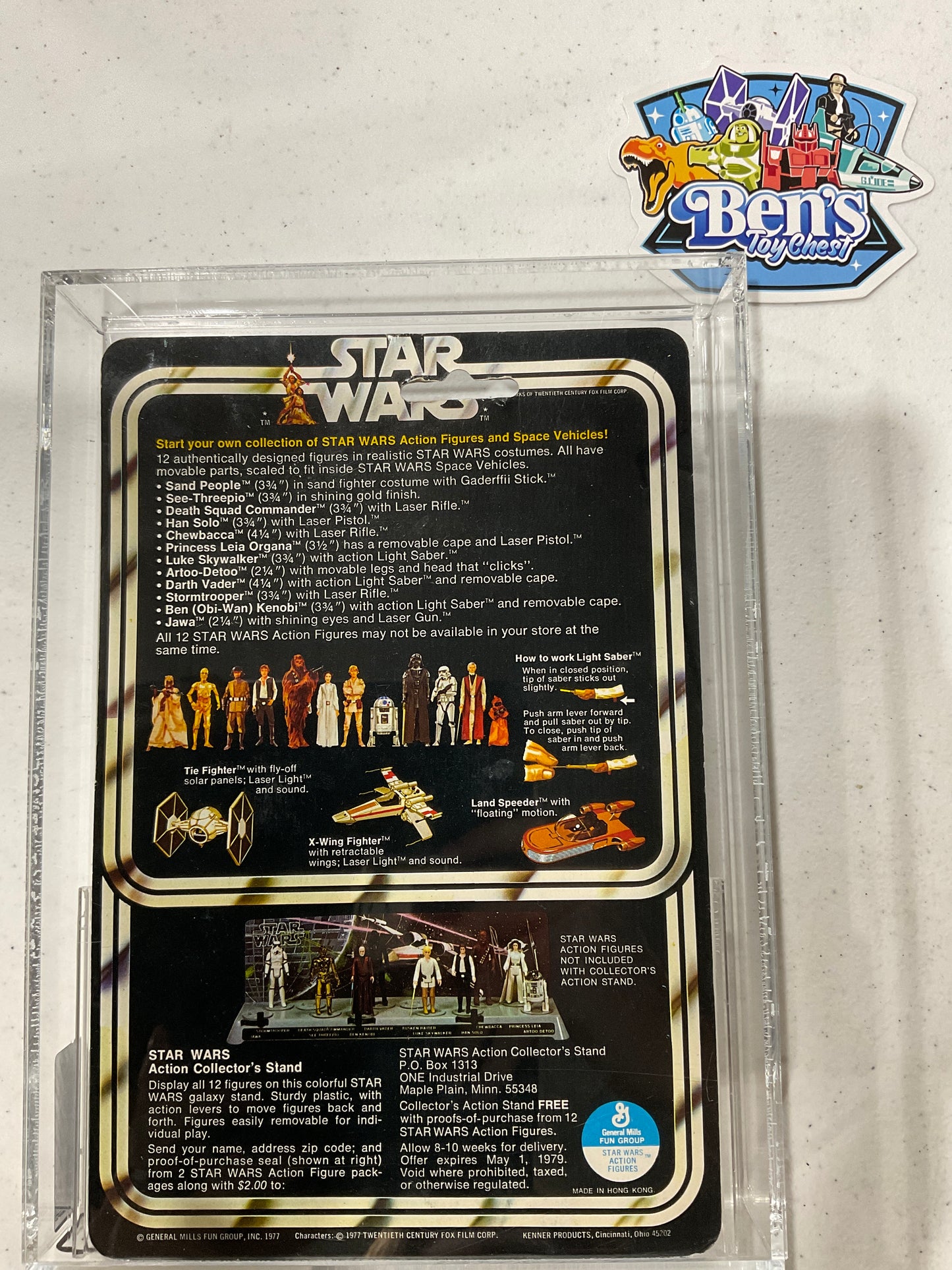 1978 Kenner Star Wars Stormtrooper AFA 80 NM (C80 B85 F80)