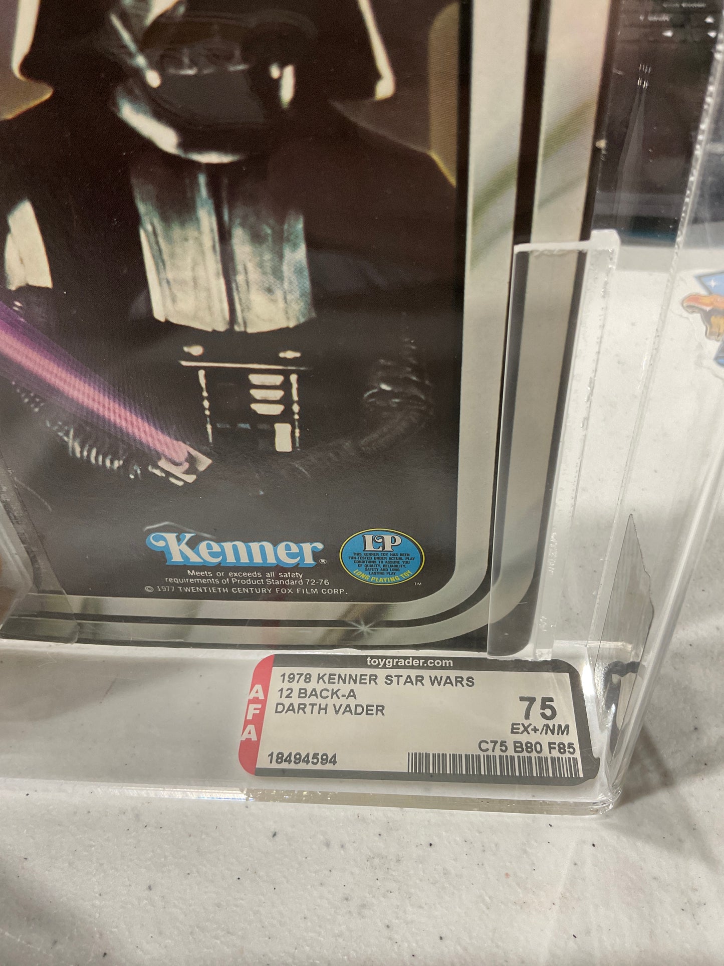 1978 Kenner Star Wars Darth Vader AFA 75 EX+ (C75 B80 F85)