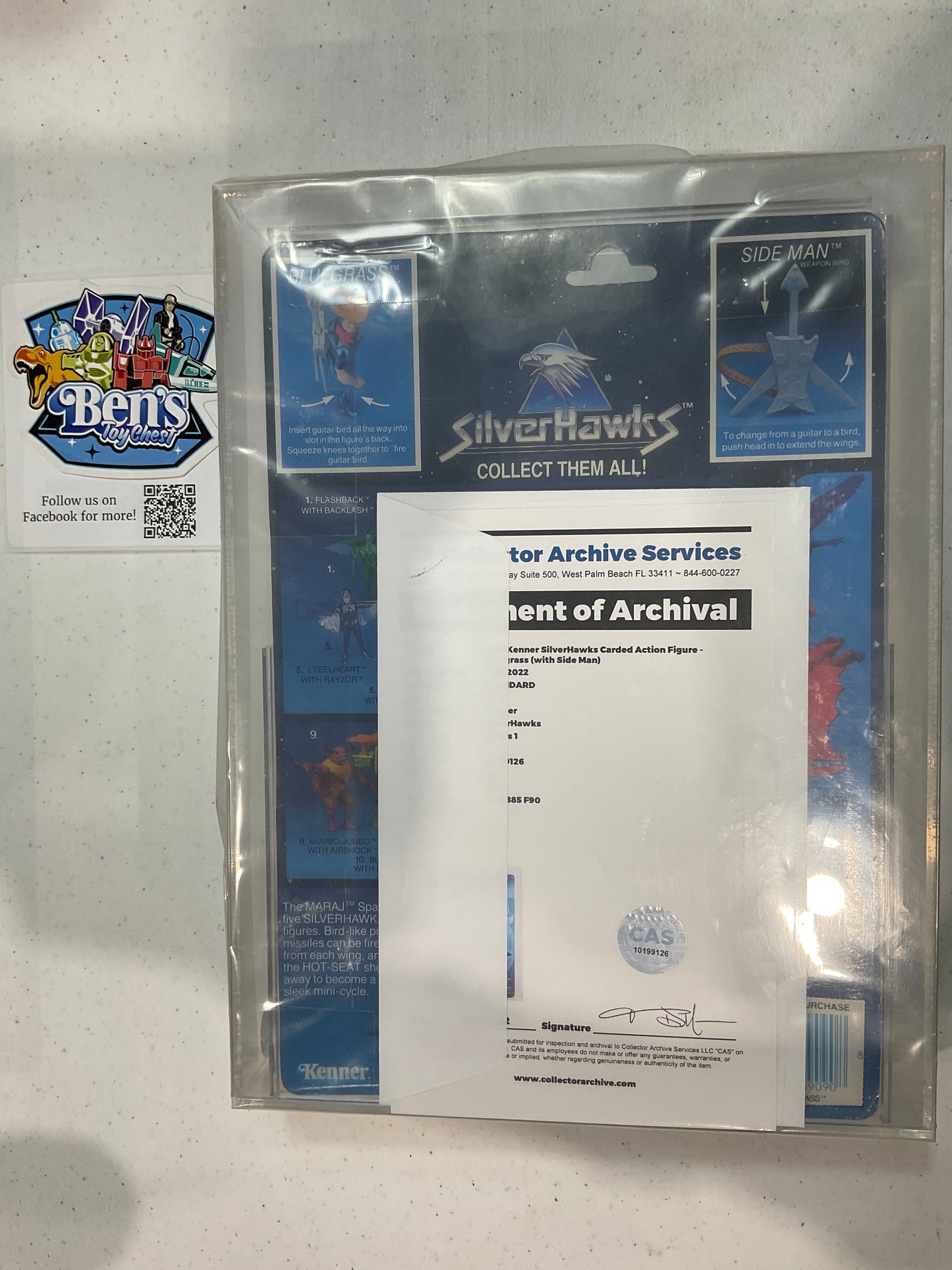 1986 Kenner Silverhawks Bluegrass CAS 80+