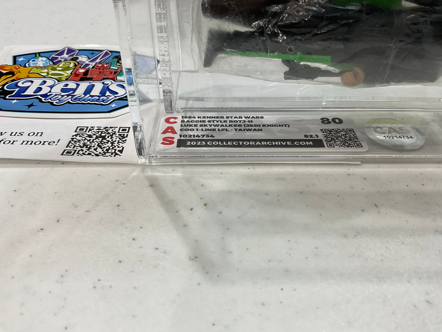 1984 Kenner Star Wars ROTJ-H Baggie Luke Skywalker TAIWAN - CAS 80