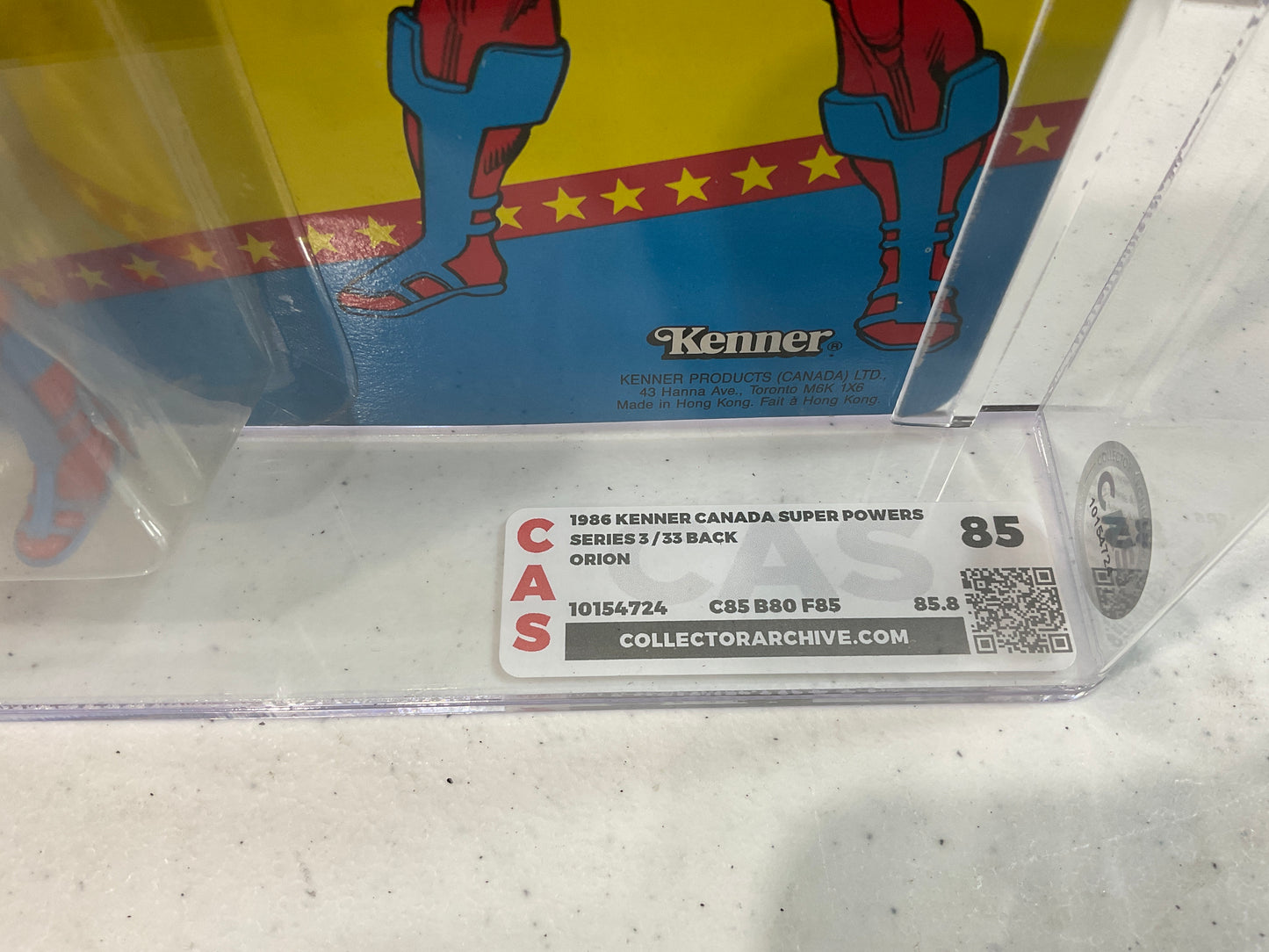 1986 Kenner Canada Super Powers Orion CAS 85