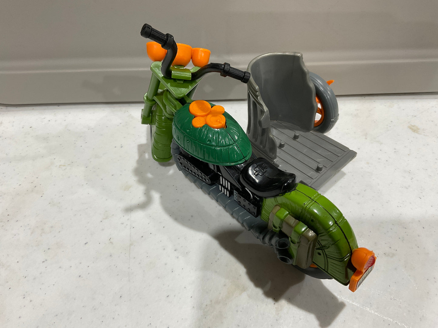 1989 Playmates TMNT Turtlecycle LOOSE INCOMPLETE