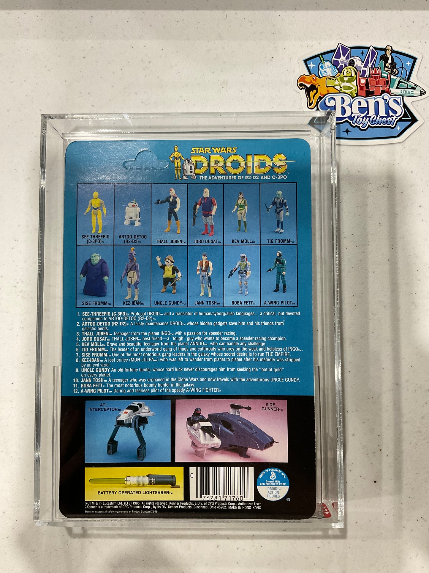 1985 Kenner Star Wars Droids R2-D2 AFA 85 Y-NM+ (C90 B80 F85)