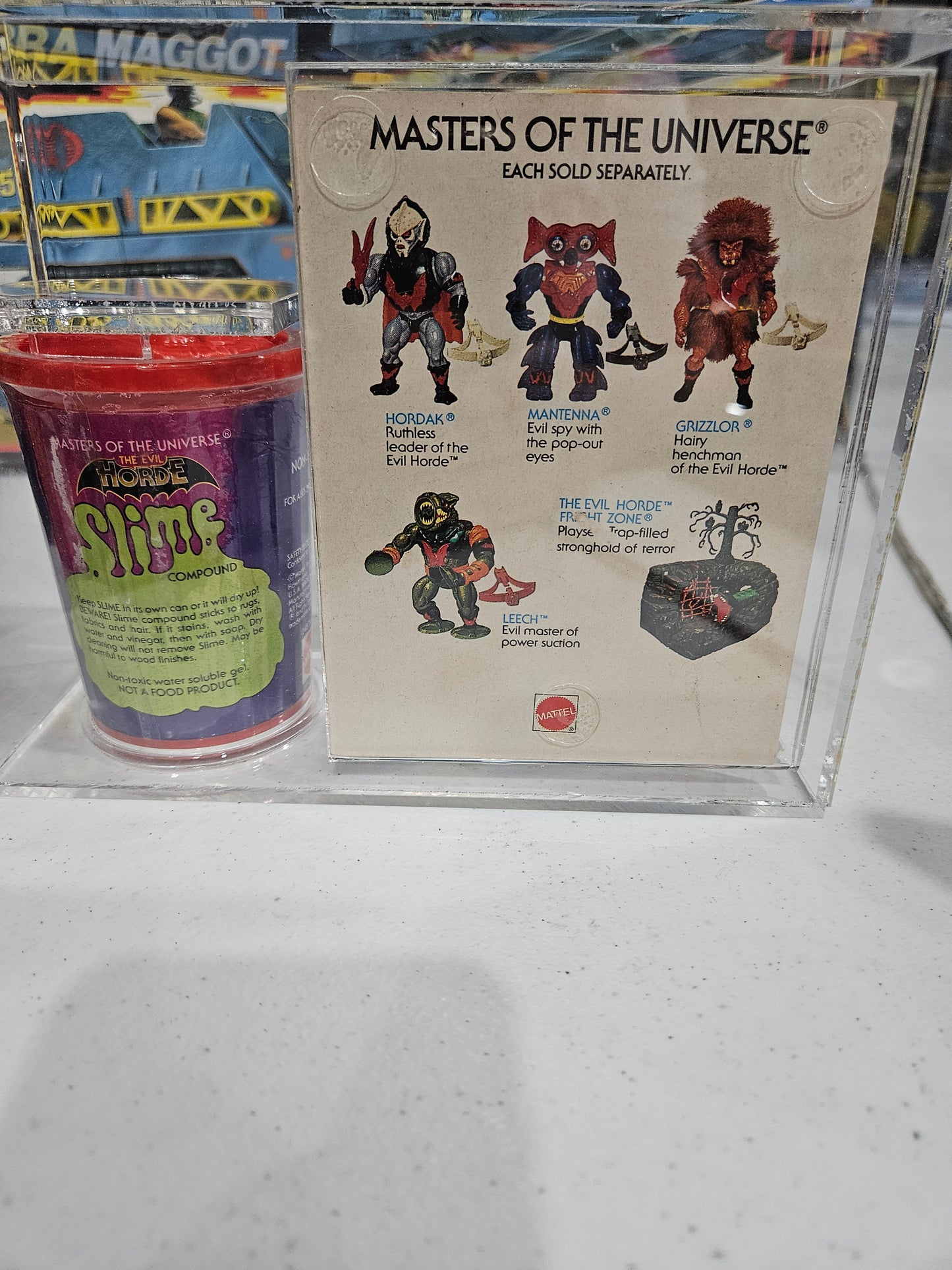 1986 Mattel MOTU The Evil Horde Slime UKG 85%