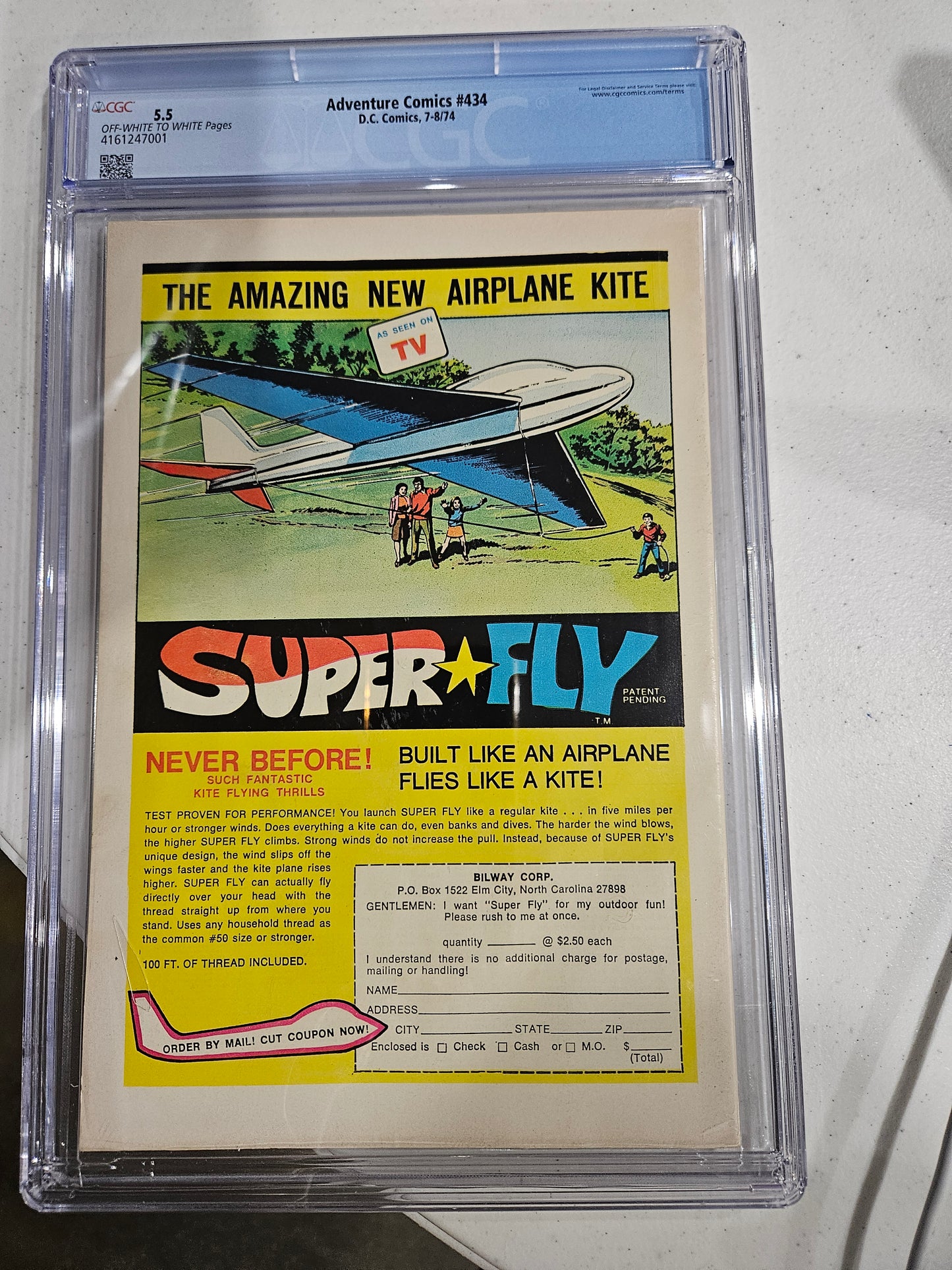 1974 DC Weird Adventure Comics #434 CGC 5.5