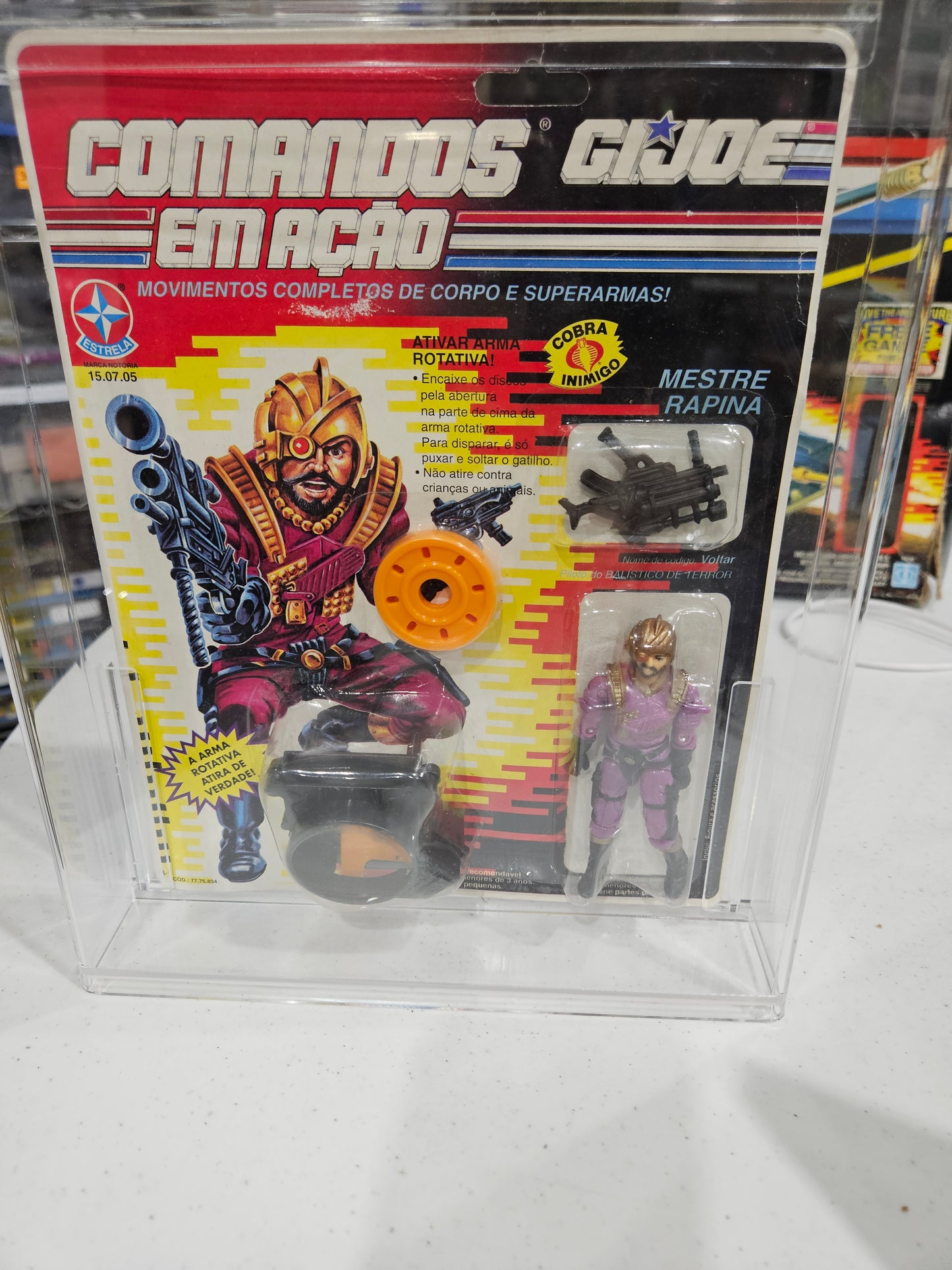 1993 Estrela Comandos Em Acao GI Joe Mestre Rapina Voltar
