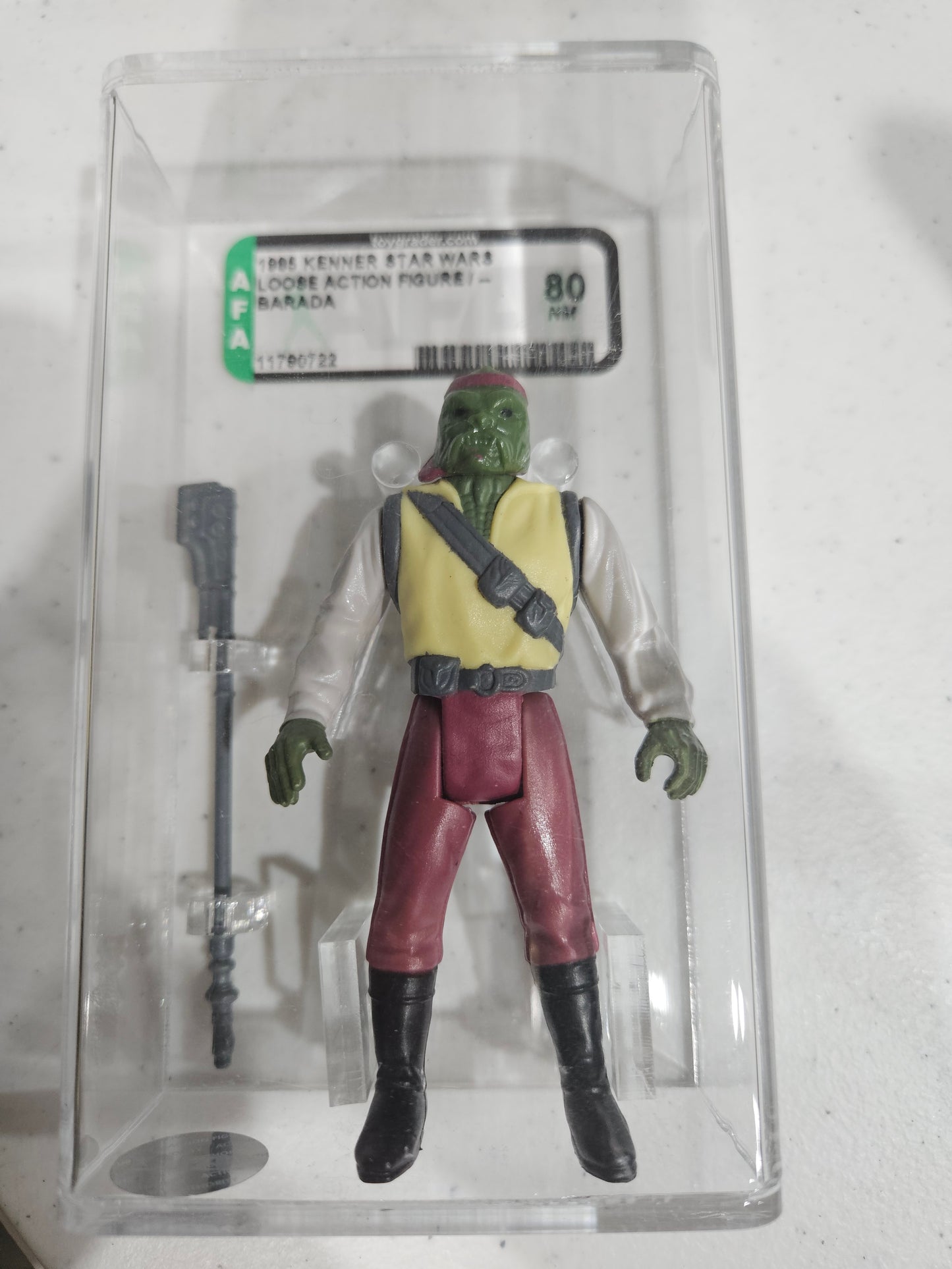 1985 Kenner Star Wars Barada AFA 80 Loose