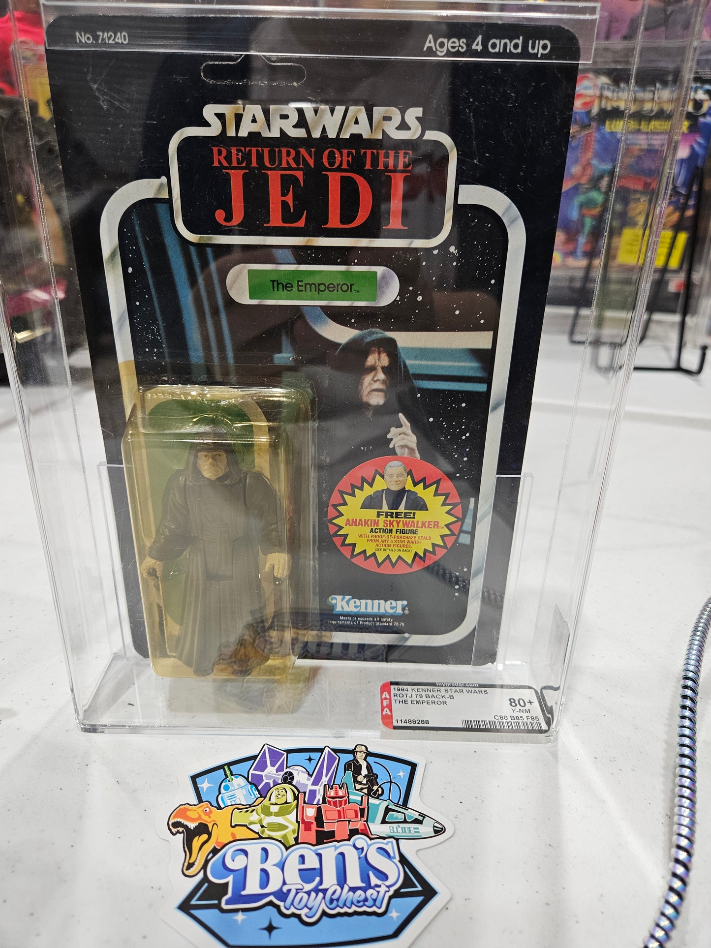 1984 Kenner Star Wars ROTJ The Emperor AFA 80+