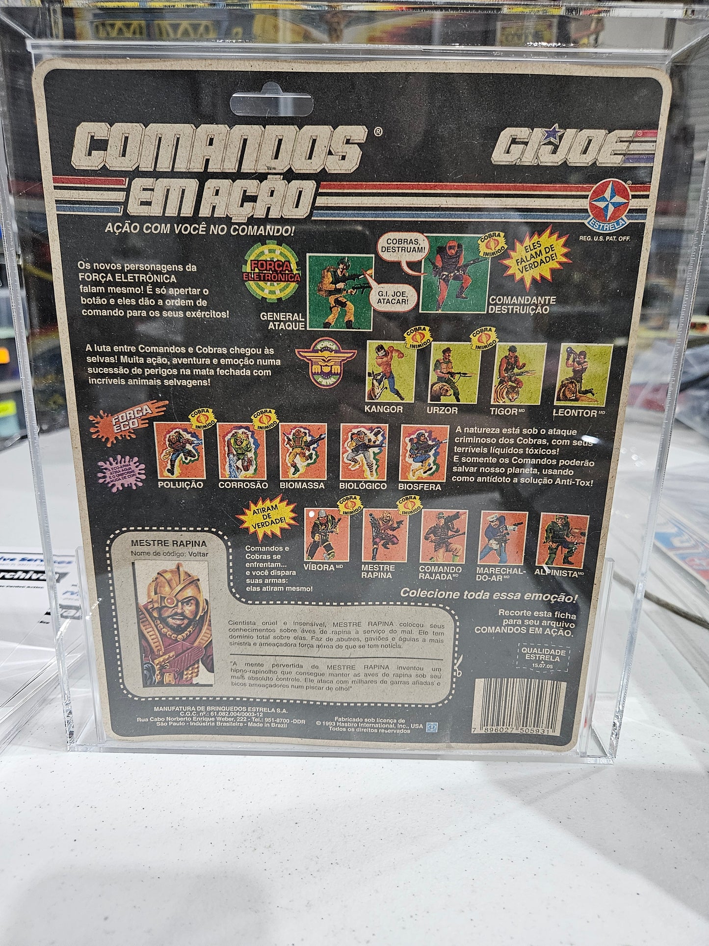 1993 Estrela Comandos Em Acao Voltar AFA 80