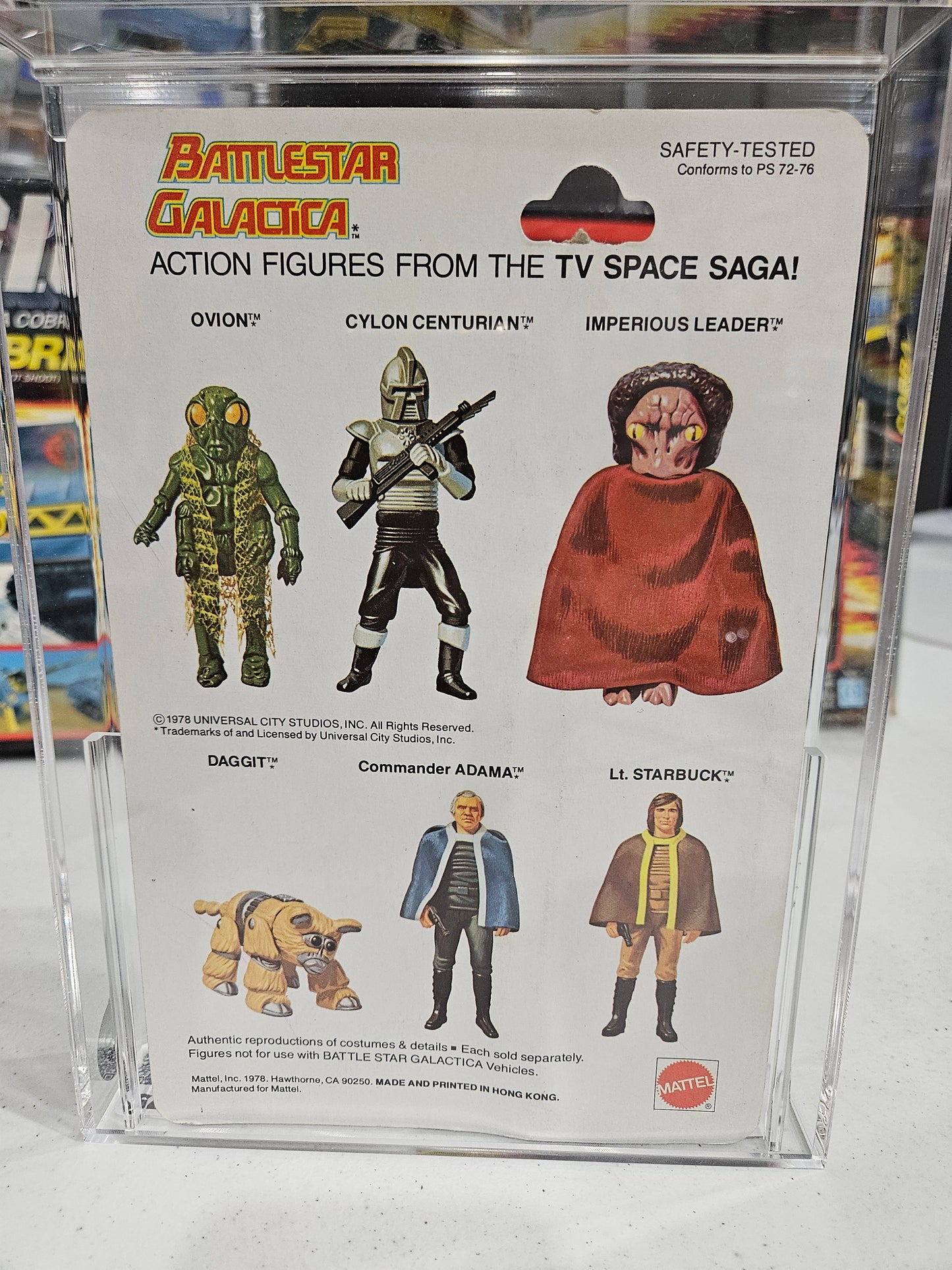 1978 Mattel Battlestar Galactica Commander Adama CAS 75