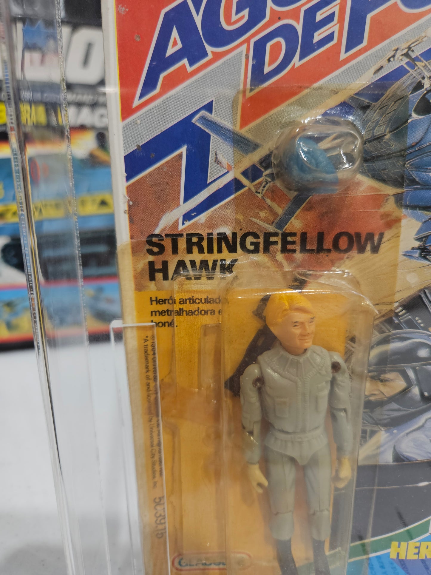 1984 Glasslite TV Toys Aguia De Fogo (Airwolf) Stringellow Hawk CAS 60+