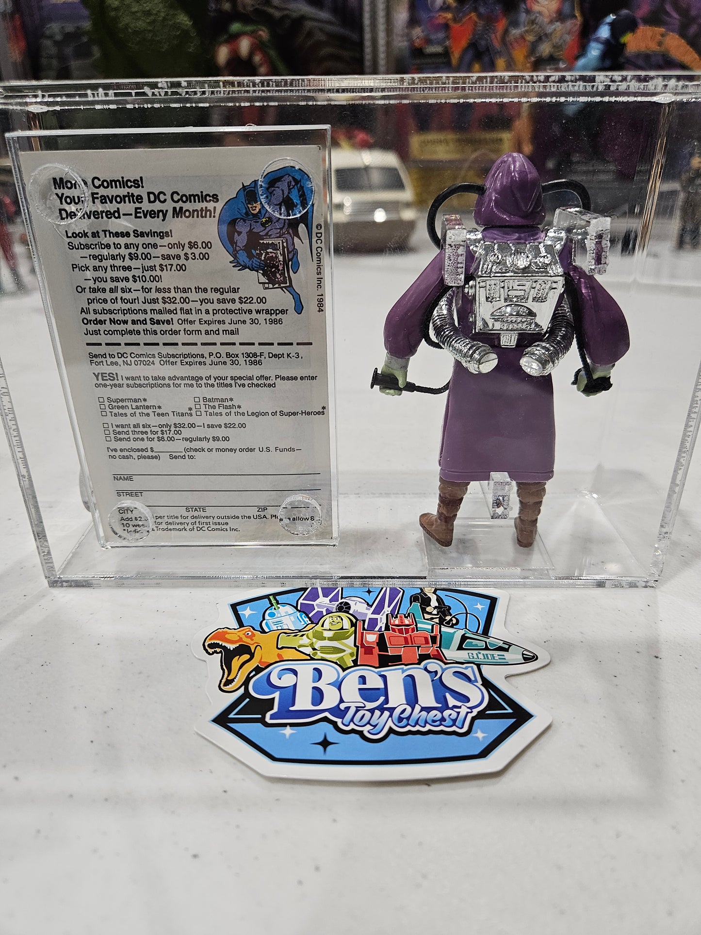 1985 Kenner Super Powers DeSaad w Mini Comic CAS 80
