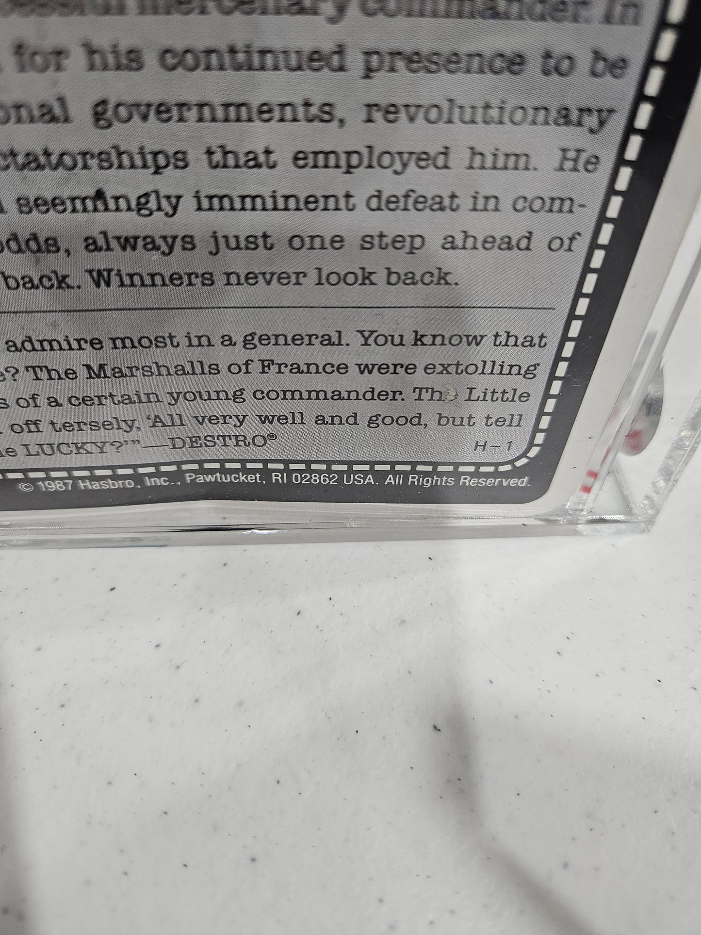 1988 Hasbro GI Joe Voltar CAS 85