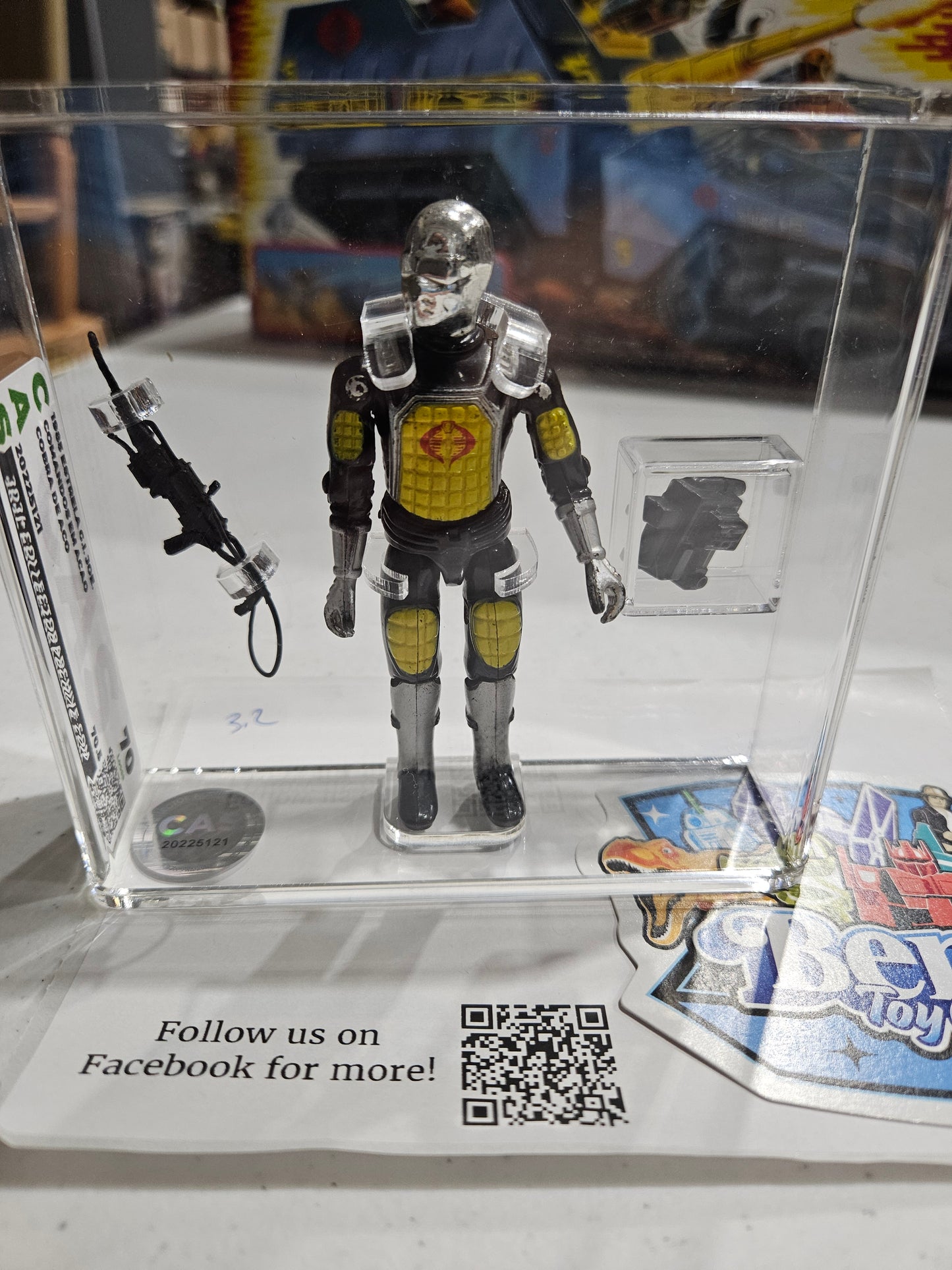 1985 Estrela GI Joe Cobra De Aco CAS 70 Loose