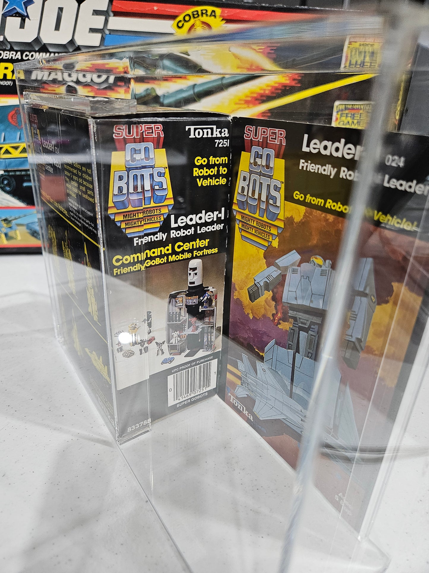 1984 Tonka Gobots Super Leader-1 AFA 85 Q-NM+