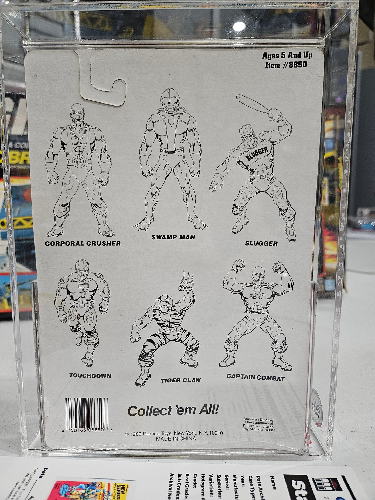 1987 Remco American Defense Swamp Man CAS 75
