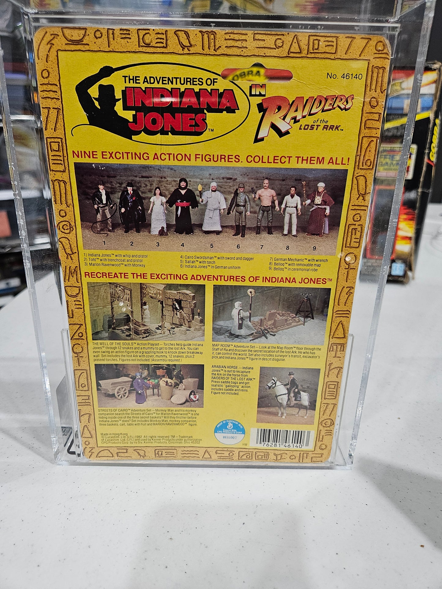 1982 Kenner Indiana Jones Belloq AFA 80+