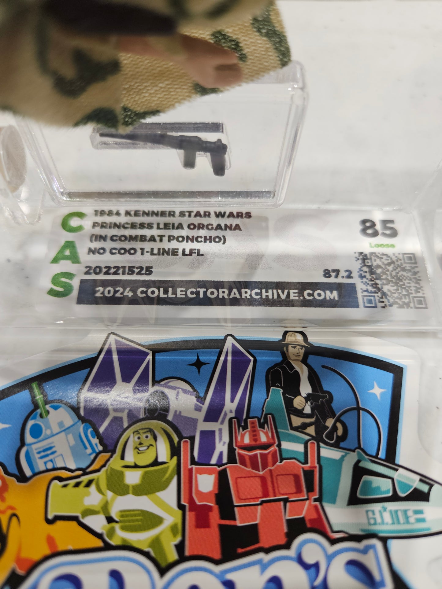1984 Kenner Star Wars Princess Leia Organa (Combat Poncho) CAS 85
