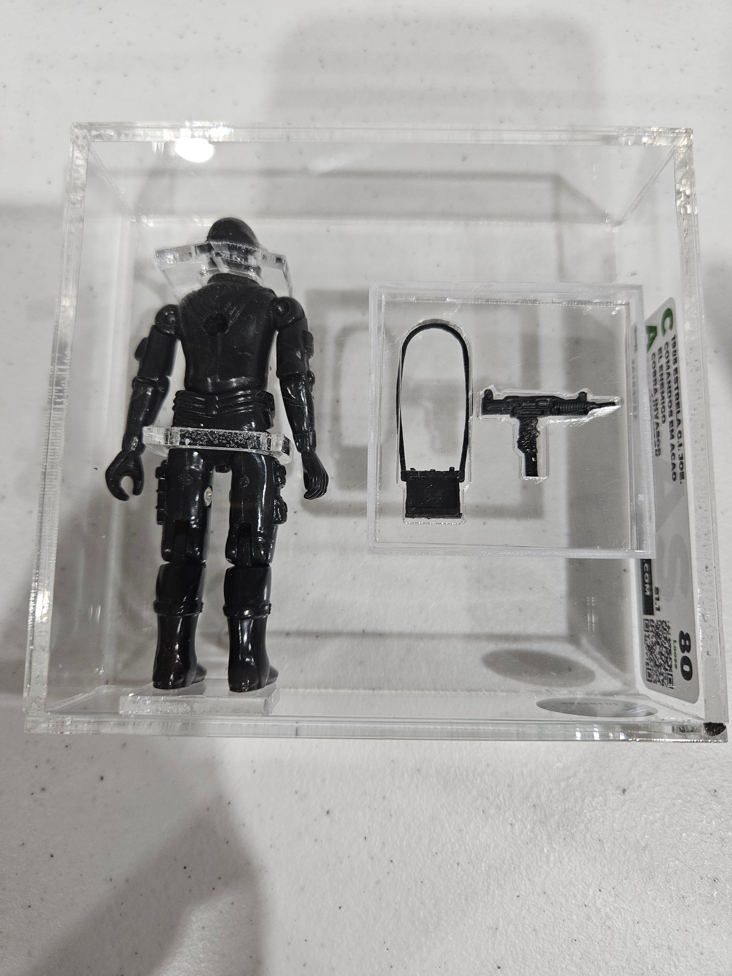 1985 Estrela GI Joe Cobra Invasor CAS 80 Loose