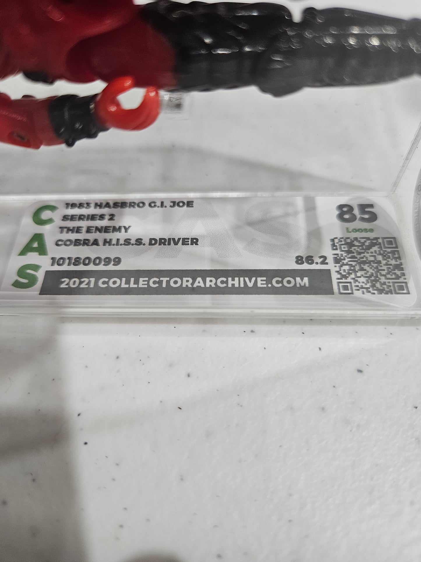 1983 Hasbro GI Joe Cobra H.I.S.S. Driver CAS 85 Loose