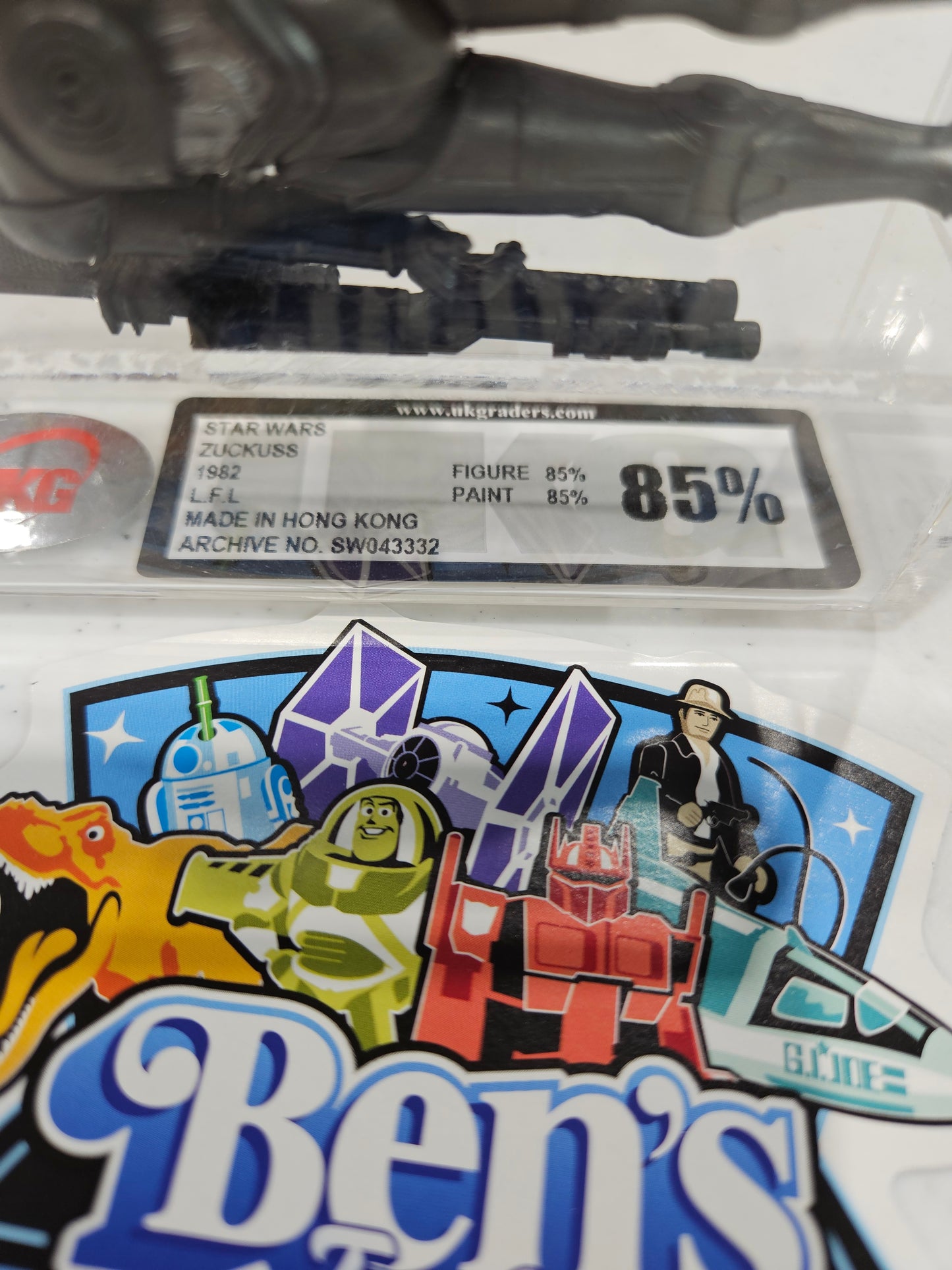 1982 Kenner Star Wars Zuckuss UKG 85%