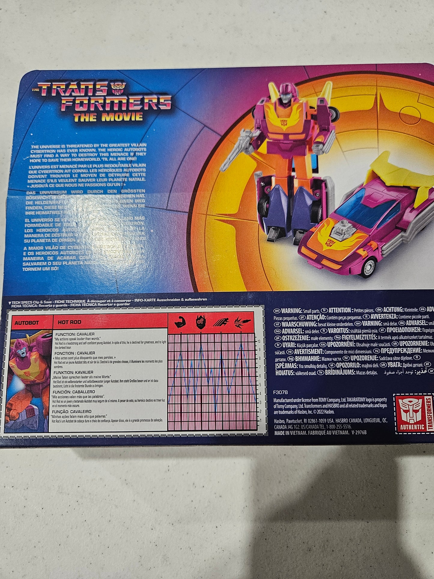 Transformers The Movie Autobot Hot Rod