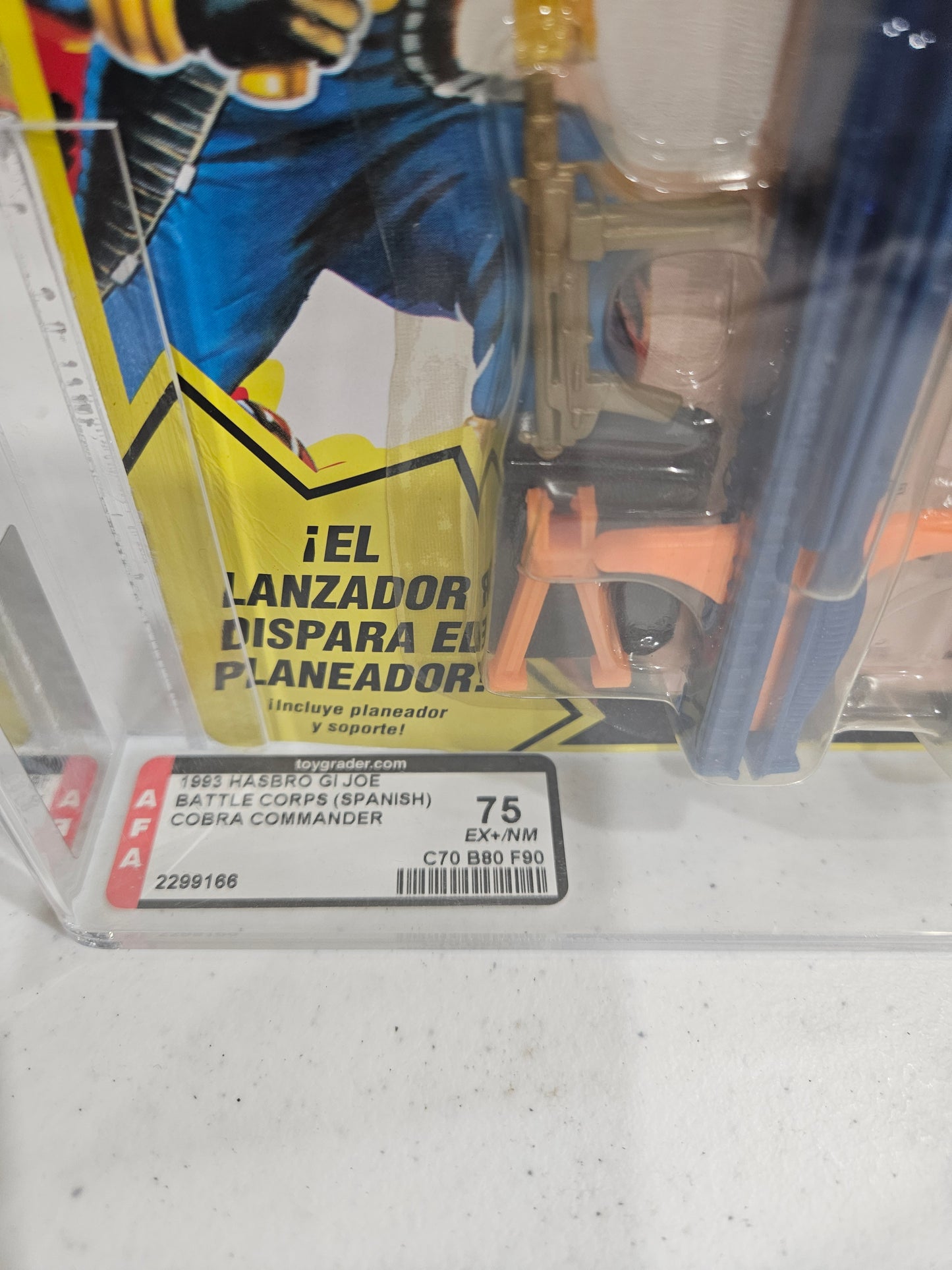 1993 Hasbro GI Joe Spanish Cobra Commander AFA 75