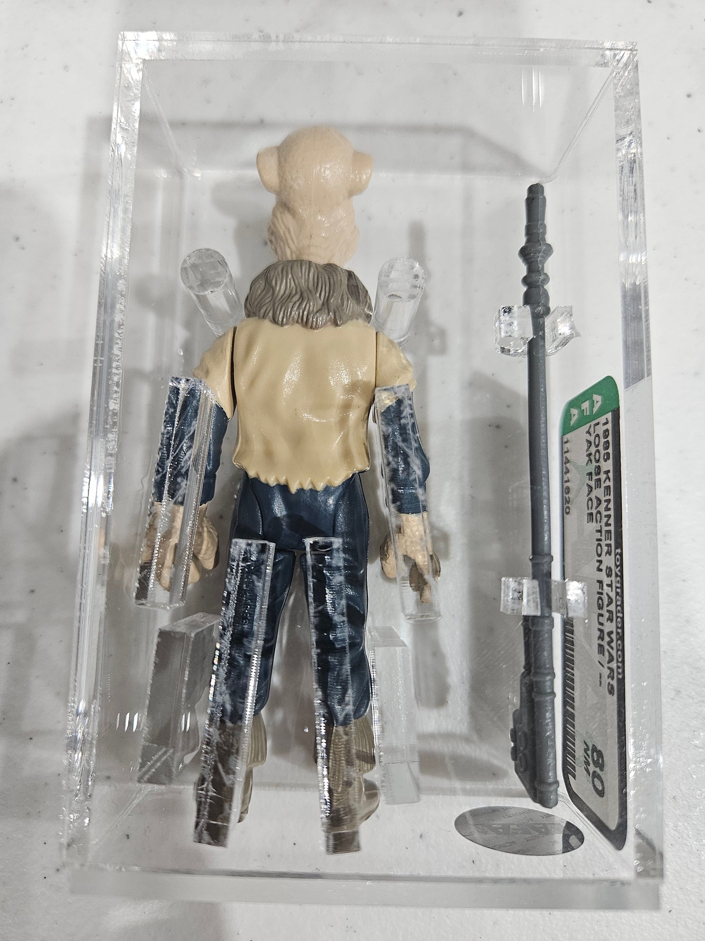 1985 Kenner Star Wars Yak Face AFA 80 Loose