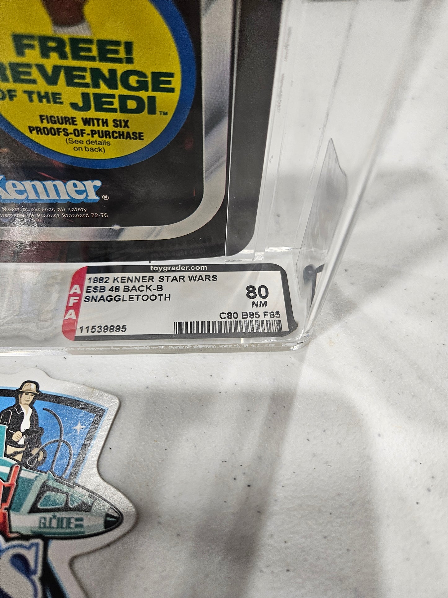 1982 Kenner Star Wars Snaggletooth AFA 80