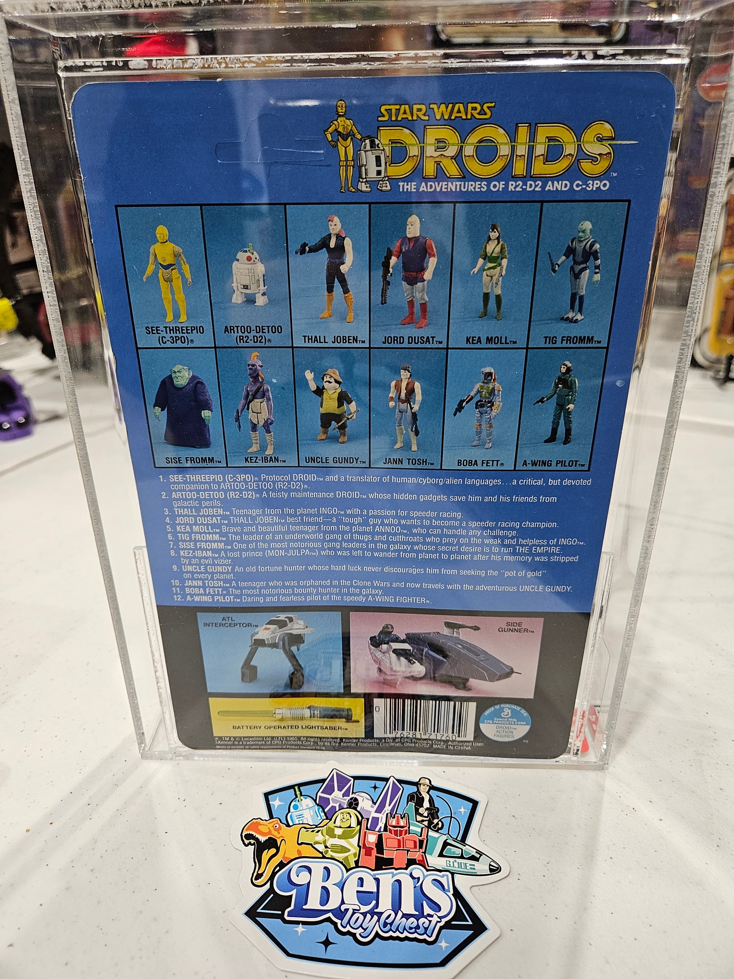 1985 Kenner Star Wars Droids Kez-Iban AFA 90 Y-NM+/MT
