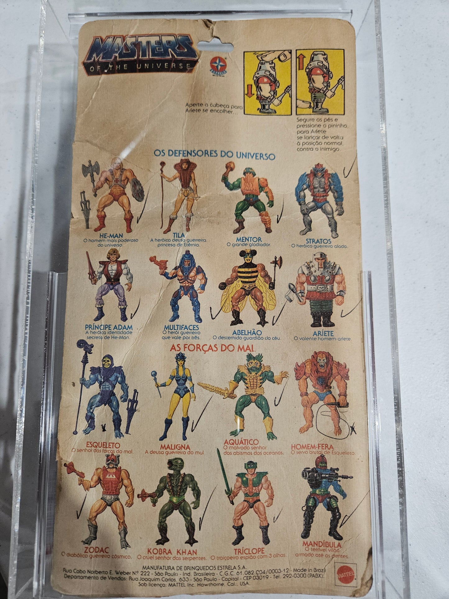 1982 Estrela MOTU Ariete (Ram-Man) CAS 55