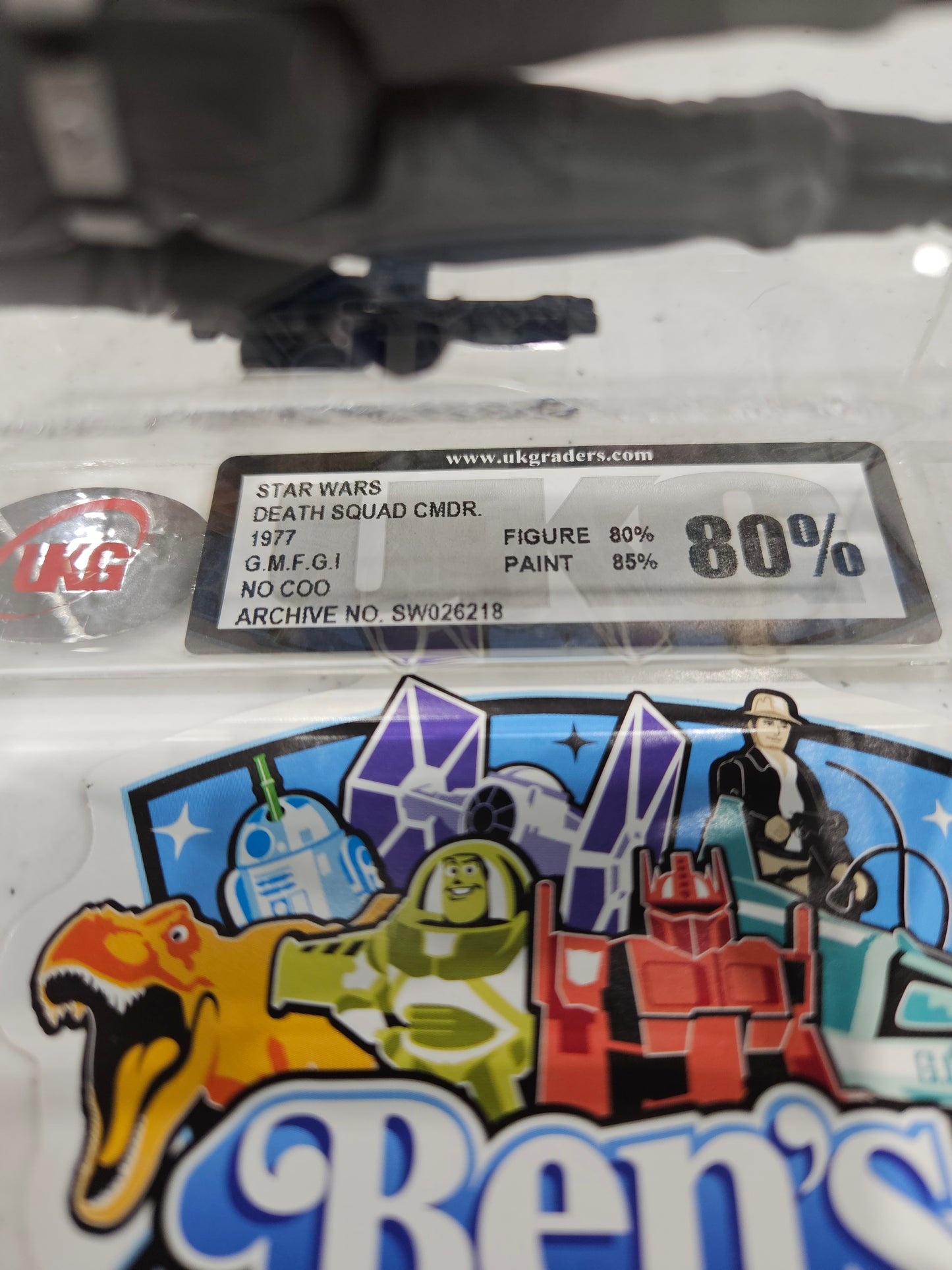 1977 Kenner Star Wars Death Squad Commander UKG 80%