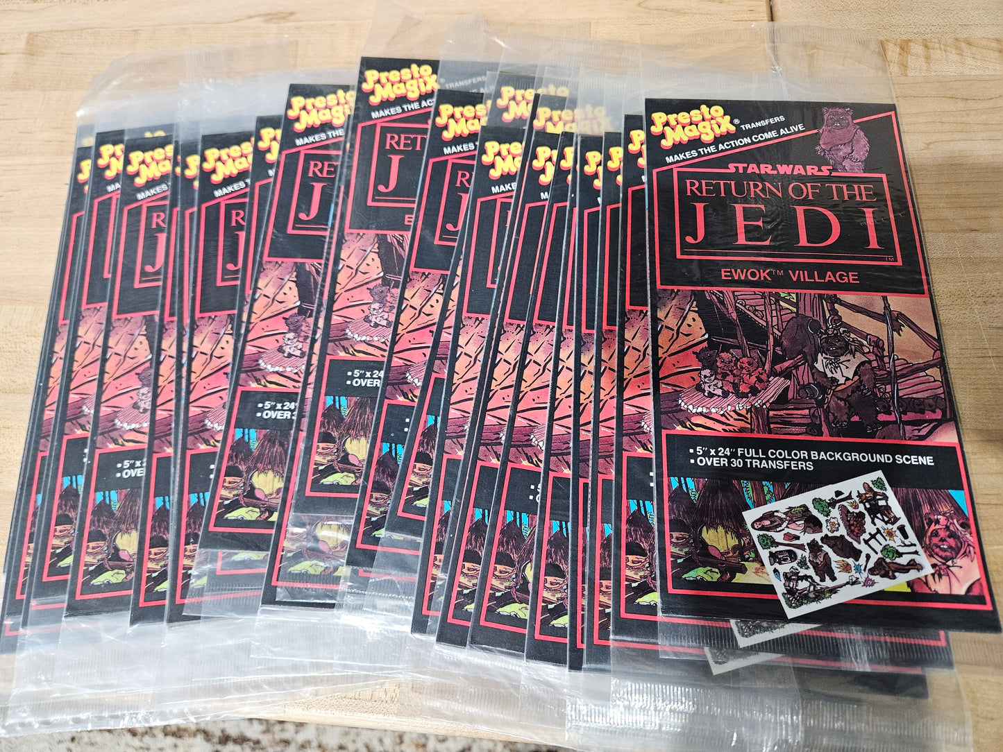 1983 ROTJ Star Wars Presto Magix Set of 3