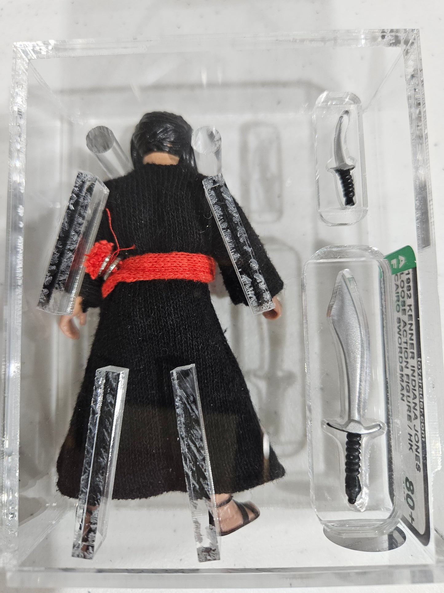 1982 Kenner Indiana Jones Cairo Swordsman AFA 80+