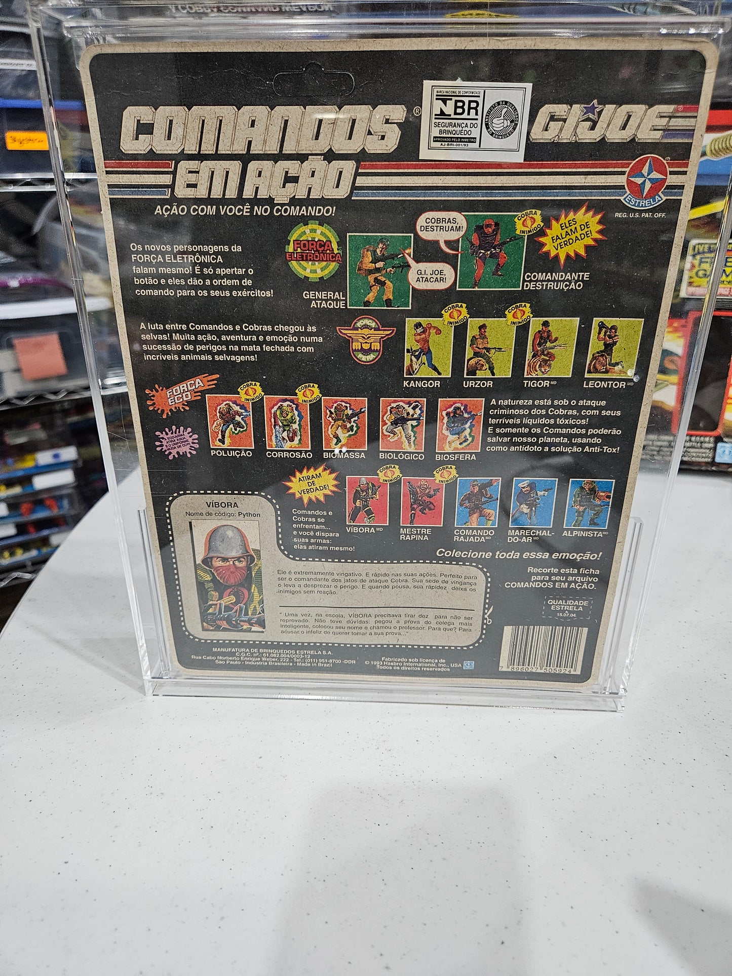 1993 Estrela Comandos Em Acao GI Joe Vibora
