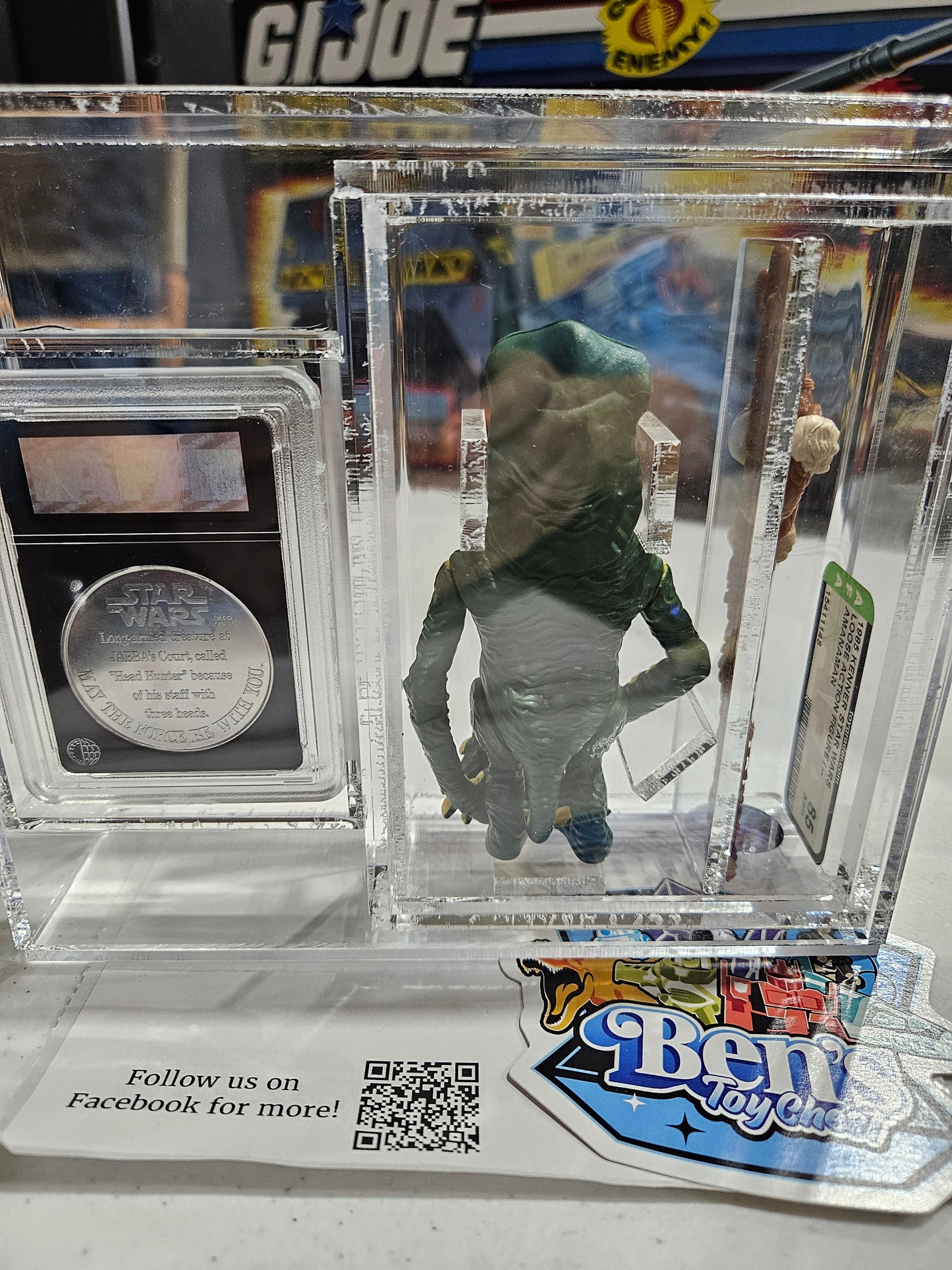 1984 Kenner Star Wars POTF Amanaman AFA 85