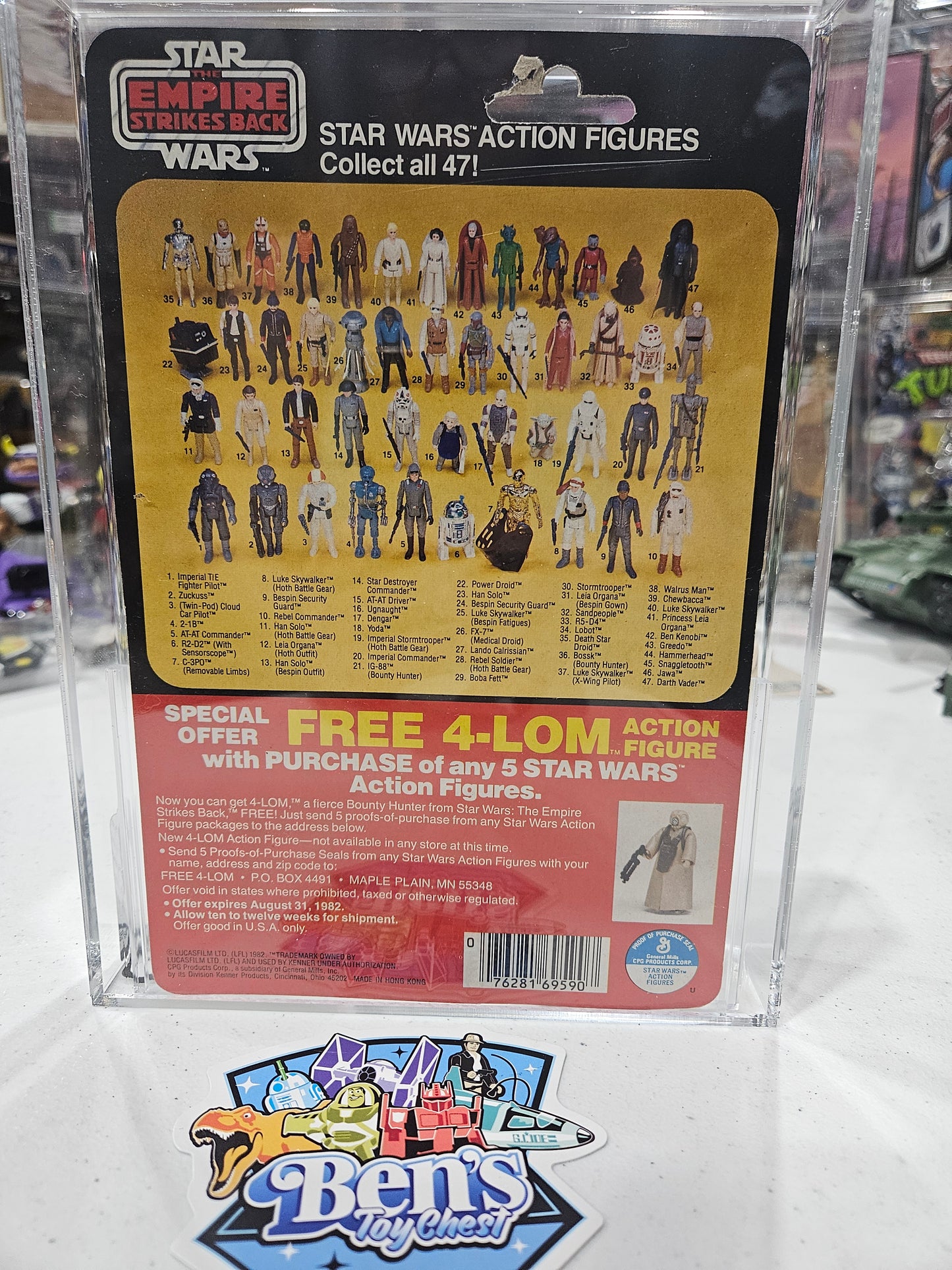 1982 Kenner Star Wars Luke (X-Wing Pilot) AFA 75+